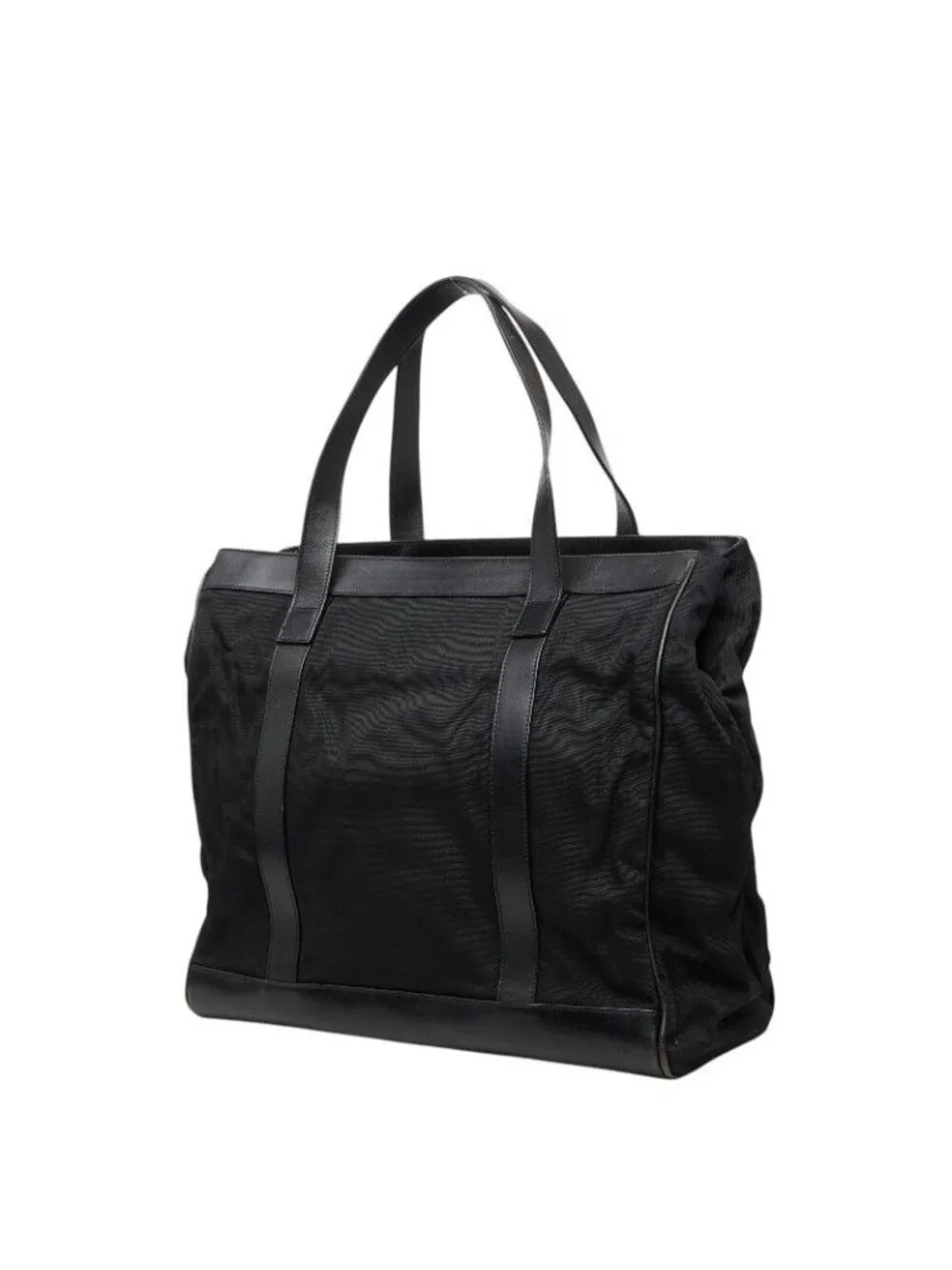 Gucci Tote 002 Black Nylon Canvas